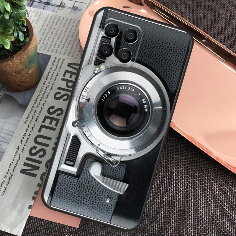 Vintage Retro Camera For Samsung Galaxy M34 M54 M14 M53 M33 M13 M12 M32 M52 M20 M15 M55 M21 M51 M30s M31s Case