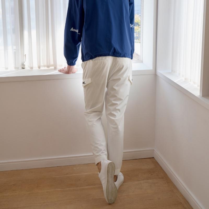 GOXO Pocket Pants White Hook Slice Lettering