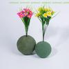 [C]1Pc 9/12/15cm Round Green Dried Flower Ball Mud Sponge Foam Bouquet Decoration Fresh Floral Flower Arrangement Tools