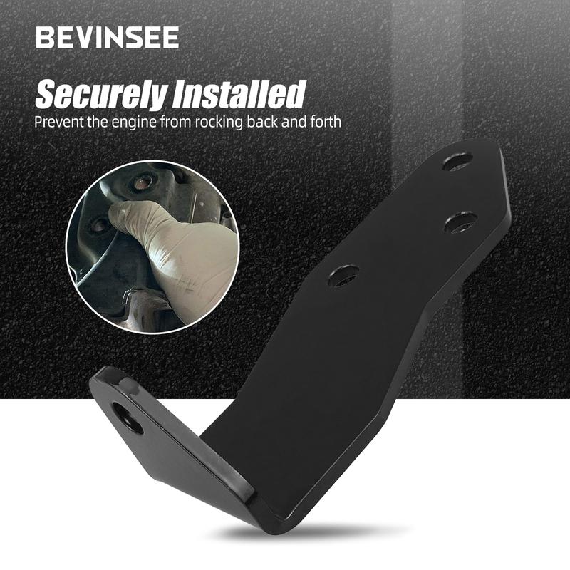 BEVINSEE Transmission Torque Stabilizer Bracket with Bolt Kit for Honda B-Series B16 B18 EG EK DC2 Civic CR-V for Acura Integra