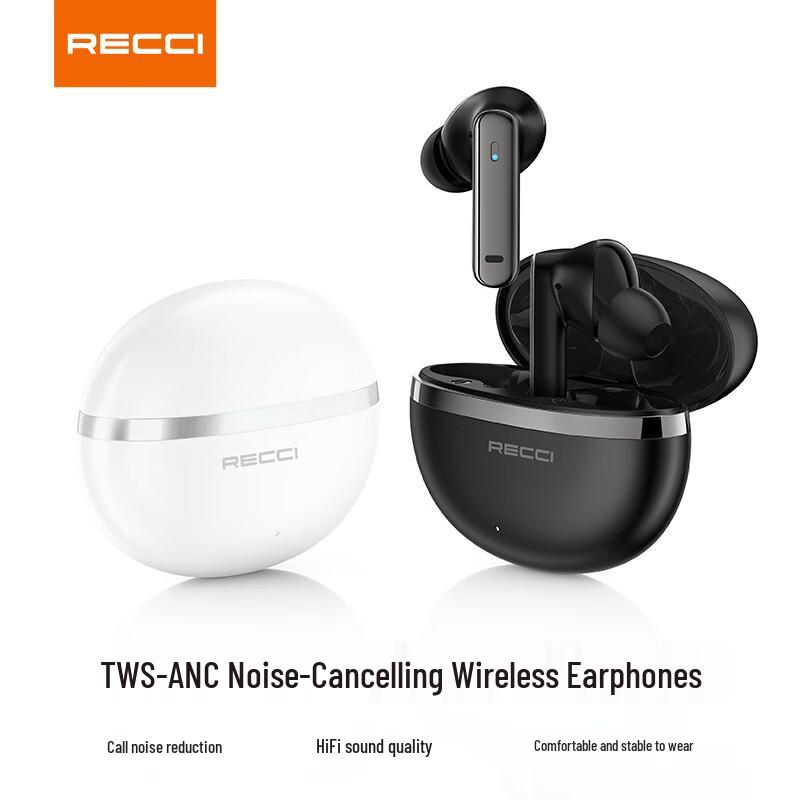 Recci REP-W88 ANC Noise-Cancelling Bluetooth Earbuds