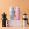 Stainless Steel 304 Straw Thermal Bottle 710ml Coffee Cup Kitchenware Thermal Flask  Office