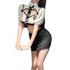 Sexy Lingerie Split Stewardess Suit COSPAL Sexy Uniform Cosplay Female Live Streaming Host Seduction