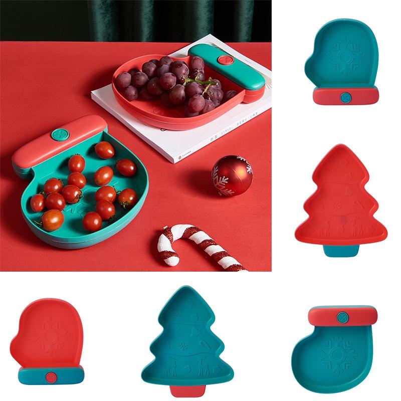 Spacious Christmas Candy Tray For Holiday Snacks Easy To Use And Environmentally Friendly