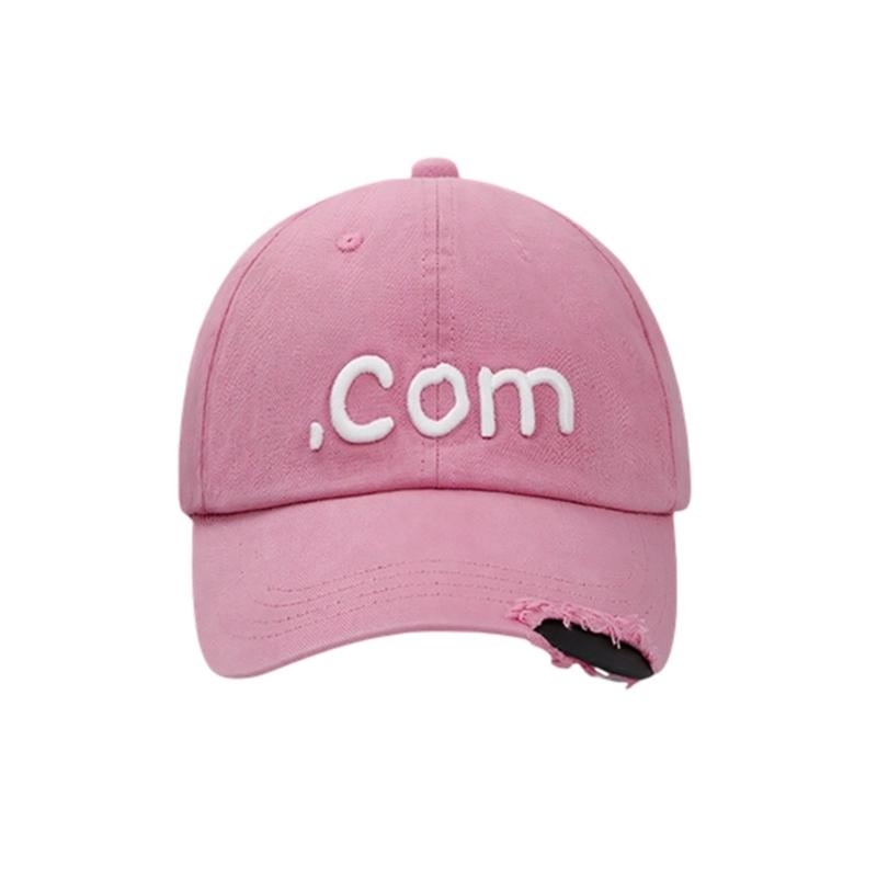 Embroider Letter Distressed Baseball Cap Adjustable Cotton Hat For Women Girl