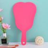Tooth Shaped Handheld Makeup Mirror Cute Makeup Mirror with Handle Handheld Dental Makeup Mirror
