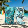 Ocean Turtle Cool Cute Towel For Outdoor Camping Beach Towel Super Absorbent Quick-Drying Summer Towel