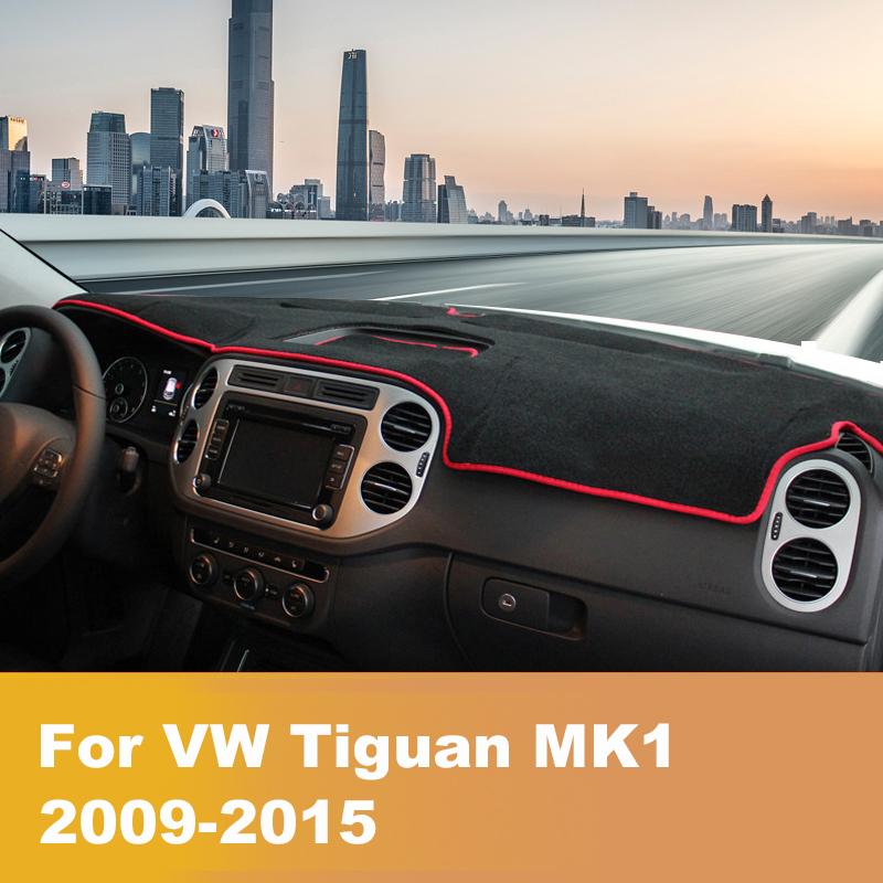 For Volkswagen VW Tiguan mk1 mk2 2009-2018     Car Dashboard Cover Shading Mat Sun Shade Pad Carpet Accessories