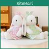 Plüsch Hasenpuppe mit Blumenkleid für Kinder Mädchen Geschenk und Schlafzimmerdeko