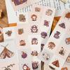 Yi Niao Beautiful Story Retro Sealing Stickers, DIY Journal Decorative Die-Cut Set