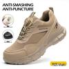 Men's Steel Toe Safety Shoes - Breathable, Wear-Resistant, Anti-Slip, Soft Sole for Comfort & Long Standing, Anti-Smash, Anti-Puncture.