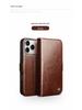 Chali Shi Genuine Leather iPhone 17 Pro Max Flip Case with Magnetic Buckle, Air Stand, and Card Slot