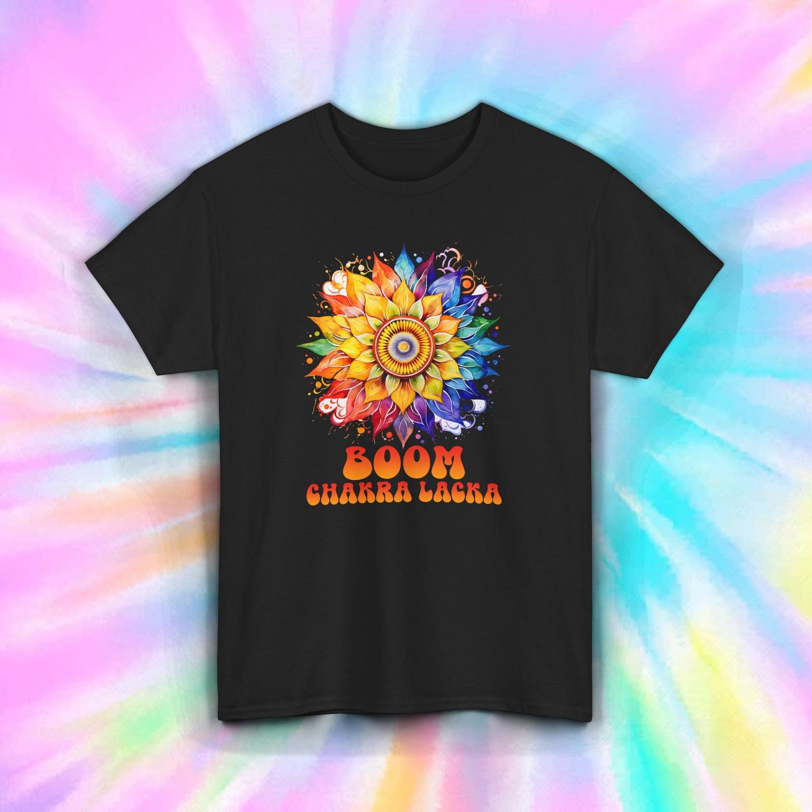 Boom Chakra Lacka Shirt Psychedelic Sunflower Trippy Festival Tee S-5XL XXXXL