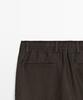Masimodutti 100% Linen Elastic Pants