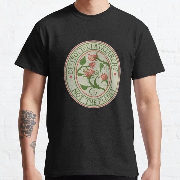 Destroy the Patriarchy not the Planet Vintage Gift Classic T-Shirt S-3XL S