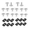 28pcs Engine Under Cover Hardware Kit, Splash Shield Guard Fasteners & Skid Plate Bolts, Radiator Access Pins, Car Clip Replacements Compatible with