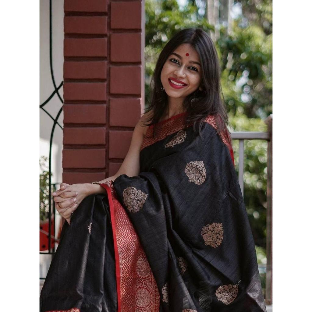 New Launch - Soft Lychee Silk Saree with Rich Pallu and All Over Jacquard Work