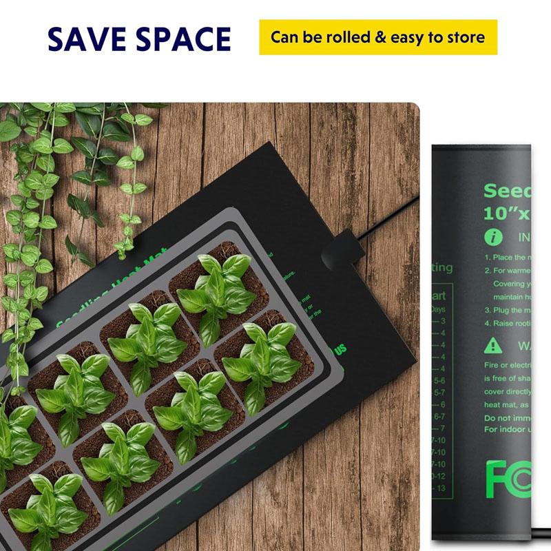 1/2/4pcs Durable waterproof seedling heating pad warm hydroponic heating pad for germination indoor gardening greenhouse US Plug