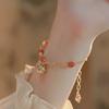 2026 New Niche Design Girlfriend Gold Silk Bell Pendant Girlfriend Bracelet Bracelet Female
