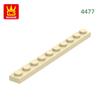 Non-Toxic 61Pcs/Lot 4477 1X10 Thin Building Block Moc Accessories Compatible With Brick Children Toys Gift Box