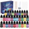 48 Colores 5ML Esencia de Color de Alta Concentración para Velas de Aromaterapia y Jabón Artesanal DIY Pigmento de Silicona