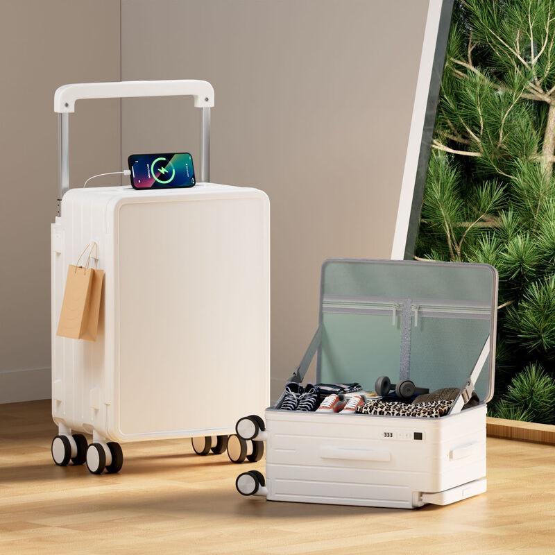 Многофункциональный чемодан JOURHEY SHI с боковым открытием 20 inch