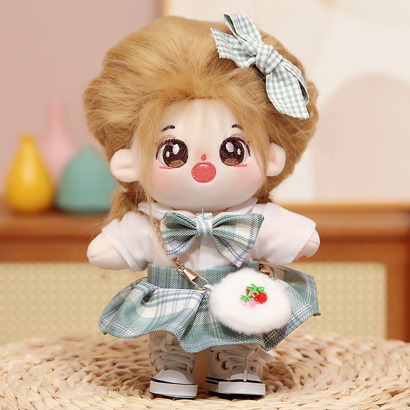 20cm Cotton Doll Clothes Skirt Plush Doll Girls Can Change Clothes Dolls To Give Gifts To Girls Best Friends