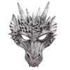 3D-Tier-Drachenmaske für Karneval, Party, Halloween-Requisiten, Horror-Halloween-Drache, Standard-Erwachsene, einzigartige Skulptur, Neujahrsparty