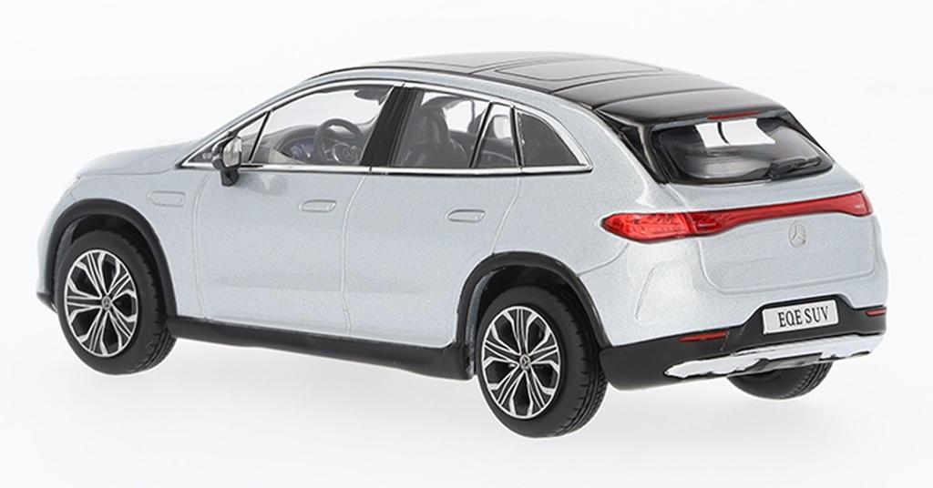Mercedes-Benz Accessories: Genuine EQE SUV Electric Art Line (X294) High Tech Silver 1/43 Scale Model