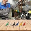Crocodile Clips Electrical Testing 4mm Wiring Hole