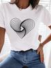 (Asian Size) Clothing T Shirt trend love style 90s Tee Top Women Fashion Female Woman Print  Short Sleeve Graphic T-shirts