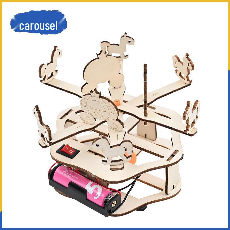 Handmade Carousel Gear Set for Primary STEAM Science Experiments