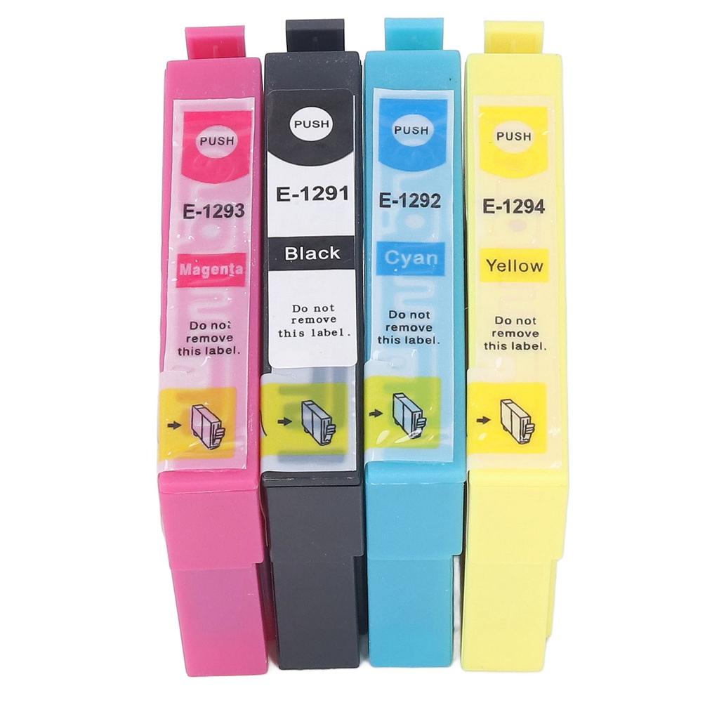 T1291 T1292 T1293 T1294 Printer Ink Cartridge Fluent Practical BK C M Y 4 Color Ink Cartridge for Stylus SX230