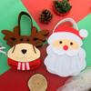 Gift DIY Christmas Bag Toy House Decoracion Portable Elk Handbag DIY Xmas Candy Bag  Kindergarten