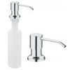 Countertop Soap or Liquid Dispenser 330 Ml Silver - Hygiene and Convenience
