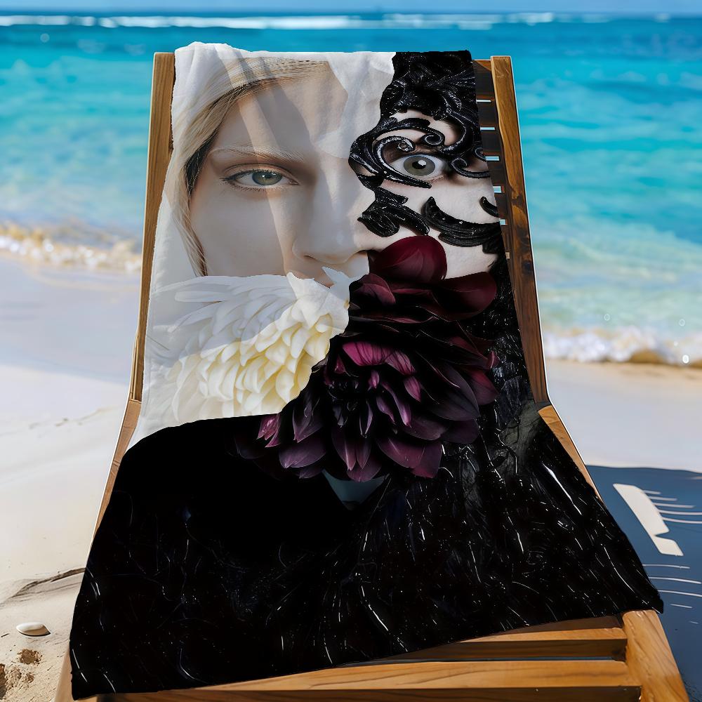 Singer Lady Gaga Mayhem Towel Sports Quick Dry Travel Camping Gear Sandproof Soft Light Large Beach Towel