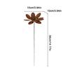Yard Decor Stakes Easy Install Flower Shape Ornament Garden Flower Stakes For Outdoor Sign For Nature Farmhouse Outdoor Porches