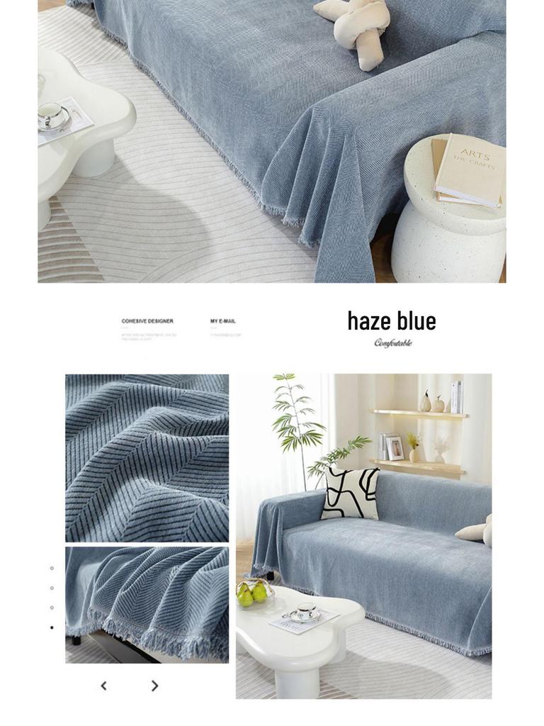 Chenille Sofa Cover: Thick, Washable, Anti-Scratch, Stain & Wear Resistant - Universal Fit for All Seasons