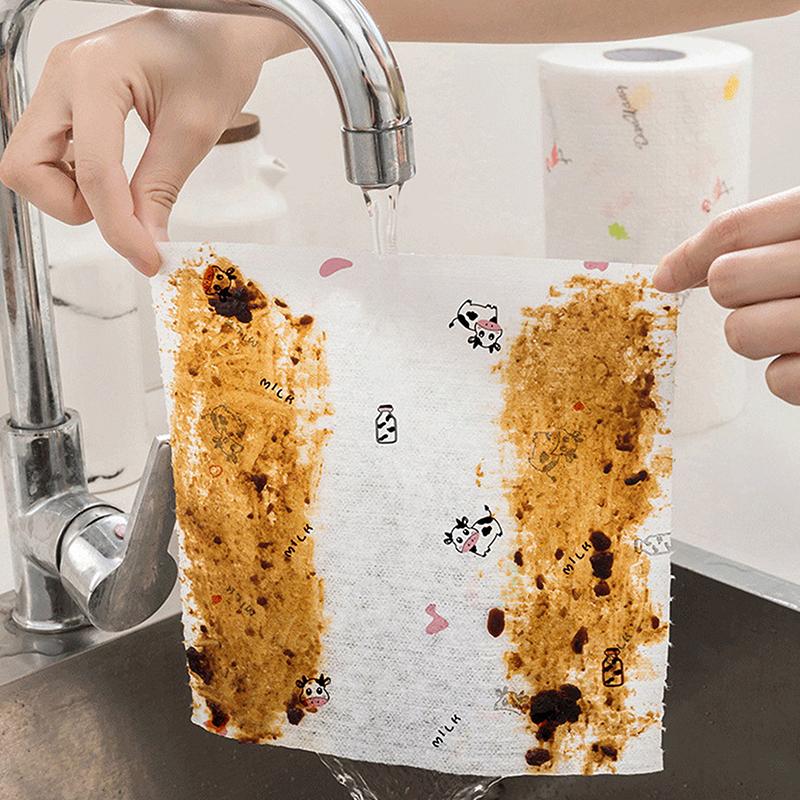 Stracci Usa e Getta Asciugapiatti Spessi Asciugamani per Piatti Asciugamani Super Assorbenti per Pulizie Salviette per Pulizia Auto Panni per Pulizia Cucina