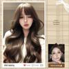 Big Wave Women's Long Curly Wig - Natural Look, Middle Part, Autumn/Winter Style
