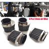 4x Motorcycle Air Intake Filter Pod 51mm Clamp-On Breather Cold Cone Cleaner 2”