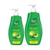 Nyle Naturals Shampoo Setificante e Lisciante Anti Caduta Capelli, 400ml e Nyle Naturals Shampoo Setificante e Lisciante Anti Caduta Capelli, 800ml