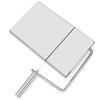 Stainless Steel Cheese Cutter - Durable Stainless Steel Cheese Cutter with 6 Replacement Wires | Multipurpose Butter Sausage Ham Cutter Board & Food S