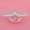 Luxury Fashion Necklaces Earrings Tiara Rhinestone Crystal Pearl Wedding Bride Party Wholesale Bridal Jewelry Sets