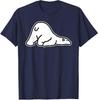 Sleepy Polar Bear Funny Lazy Bear Design Animal Lover Unisex T-Shirt