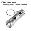 Mini Keychain Flashlight AAA Battery Powered Portable Multi-function Waterproof Light for Outdoor Camping Small Pen Torch Lights