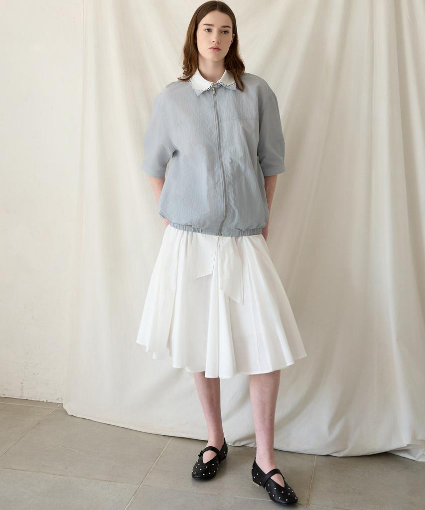 Mitte Layer Collor Blouson_Light Blue