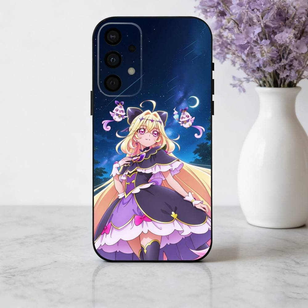 M-Moria L-Luruka Star D-Detective Precure Phone Case For Samsung Galaxy A73,A72,A71,A70,A53,A52,A51,Others Soft Black Cover