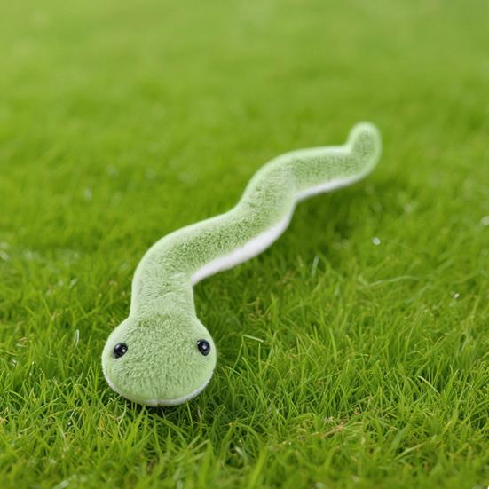 Plyšová hračka pro kočky ve tvaru hada, Šťastný maskot roku hada, Plyšová hračka plněná šantou kočičí, Interaktivní hračka na kopání a honění pro koťata
