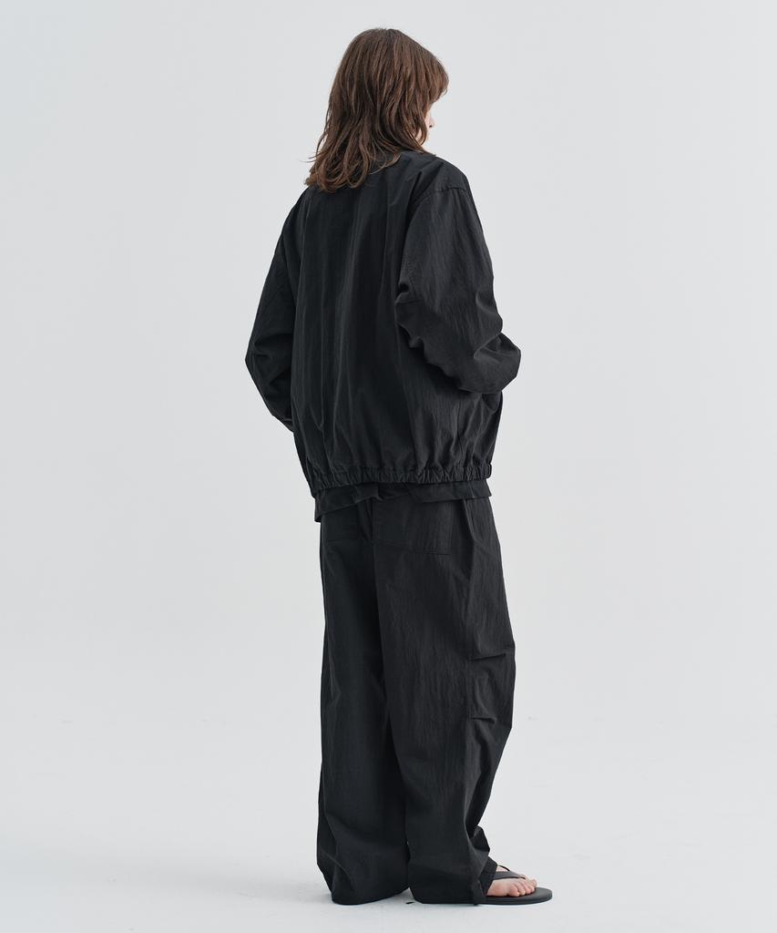 Ezio Nylon Coach Jacket_Black